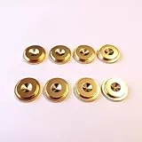 OEHLBACH Washer 20 S, Unterlegscheibe für Spikes, Farbe: Gold, 8 Stück (55043)