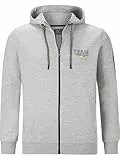 Jan Vanderstorm Herren Sweatjacke Odgrim Silbergrau, L - 52/54