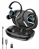 Relxhome NE81 Dual-Mode In Ear Kopfhörer Kabellos Bluetooth 6.0 + Kabelgebunden mit Type-C, Soundkarte mit 6 Effekten, ANC & Game-Modus, 50h Akku, Ohrbügel – ideal für Sport, Streaming & Studio