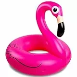 Flamingo Schwimmring Aufblasbarer, Schwimmring Luftmatratzen Flamingo Pool uftmatratze für Pool, Strand & See – Spaß für Erwachsene – Perfekt für Sommer, Party & Urlaub -114cm, Rosa (Rosa, Flamingo)