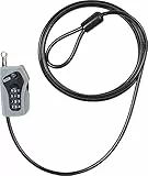 ABUS 52523 Kabelschloss, Schwarz, 200 cm