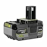 RYOBI 18 V ONE+ HP 4,0 Ah Lithium+ Akku RB1840X, IntelliCell-Technologie, Stoßschutz