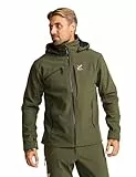 RevolutionRace Hiball Softshell Jacket für Herren, Outdoor Jacke für Wandern, Forest Night, S