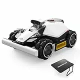 MAMMOTION LUBA Mini 2 AWD 1000 Mähroboter ohne Begrenzungskabel mit Garage Mini, Empf.1000㎡ Tri-Kamera AI Vision & NetRTK-Positionierung, Auto-Mapping, DropMow-Modus, 80% Steigung