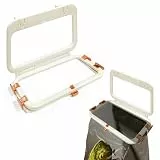 jinminamz MüLleimer zum Einhängen, MüLlsackständer, Trash Bin Hängend für Küche, Faltbare Mülleimer Schranktür, Müllbeutelhalter für Schränke und Schranktüren Geeignet für 2 cm Schrankkanten