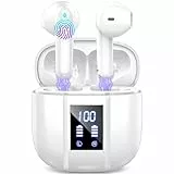 Bluetooth Kopfhörer, Kopfhörer Kabellos Bluetooth 5.4 mit 4 HD Mic, HiFi Stereo Kabellose Kopfhörer, 48H In Ear Kopfhörer ENC Noise Cancelling Ohrhörer, IPX7 Wasserdicht Earbuds, Touch Control, USB-C