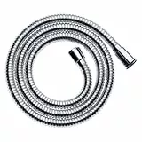 hansgrohe Sensoflex - universal Metall Duschschlauch 1,60 m, mit Verdrehschutz, flexibler Brauseschlauch mit Knickschutz, inkl. Dichtungsringe, Chrom, 28136000