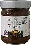 To Filema tis Lelas Handgemachte Feigenmarmelade ohne Zuckerzusatz „The Royal Fig“ 240 g | Gesüßt mit Traubensaft (low-GI) | 100% griechische Feigen | Traditionell gekocht | Vegan & glutenfrei