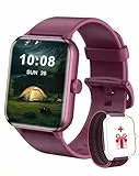 FeipuQu Wireless Call Fitness Tracker für Männer und Frauen, Sportsmartwatch mit Aktivitätsüberwachung, 1,86-Zoll-Touchscreen, mit Schrittzähler, Kalorienzähler und Stoppuhr, Multi-Sport-Modi,E