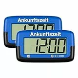 Needit elektronische Parkscheibe Park Micro I die weltweit dünnste automatische Parkscheibe mit KBA-Zulassung I kompakte, Digitale Parkuhr mit gut lesbarem Display I langlebige Batterie, 9,4 mm dünn