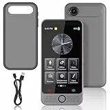 QDOJC Ki Übersetzer, 19 Sprachen Sprachübersetzer Ohne Internet, 142 Sprachen Echtzeit Übersetzer Translator mit Sprachausgabe, Übersetzungsgerät mit Fotoübersetzung, 2000 mAh Akku (Offline Deutsch)