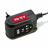 AEG Automotive 97175 Microprozessor Batteriepulser MB 1.0, 12 Volt Batterietrainer 4 stufig, Dauererhaltungsladegerät mit Sicherheitsfunktionen