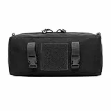 DONGKER Taktische Molle Tasche Pouch, Große Kapazität Zusatztasche mit Abnehmbarem Schultergurt, Modulare Rucksack Seitentasche für Outdoor-Reisen, Bergsteigen, Camping