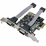 LogiLink PCI Express Karte mit 2X Seriell Ports (RS232, 9-pin)