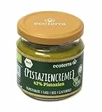 ecoterra Bio Pistazien Creme | 42% Pistazien | Brotaufstrich | Gourmet | glutenfrei | Fairtrade