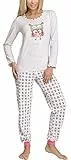Merry Style Damen Schlafanzug MSTR980 (Beige, 36 (Herstellergröße: S))