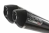 GPR Auspuff für Yamaha T-Max 500 2004/07 Komplettanlage zugelassen für Scooter Serie der EVO Poppy