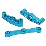 SPYMINNPOO RC Lenkstange und Lenkwinkel, Aluminium Kugellager Lenkungsmontage Satz für Tamiya TT02 1/10 RC Auto Upgrade Teile Modellspielzeug Zubehör