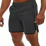 Genfien Herren Sport Shorts Schnell Trocknend Kurze Hose Laufshorts Running Sporthose Fitness Trainingthose Sporthose Junge Sportshorts Jogginghose für Herren