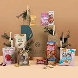 VEGAN BOX® Snack Adventskalender 2025 mit 24 veganen Leckereien. Veganer Adventskalender. Weihnachtliche Papiertüten zum Aufhängen. Nachhaltig in Deutschland hergestellt