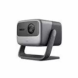 JMGO N1 Pro Beamer 1080P Full HD, MALC™ Dreifarbiger Laser Projektor Heimkino mit Android TV 11, 1300 ISO Lumen, Sofortige Anzeigekorrektur, 360°Integrierter Kardanischer, 10W*2 Dynaudio Lautsprecher