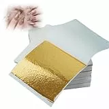 200 Blatt Blattgold,Blattgold Essbar,Blattgold zum Basteln,Gold Basteln