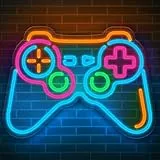 Eufrozy Neon Sign Gaming, Neon Schild Gaming 10-stufiges Dimmen mit Memory-Funktion, USB-Powered LED Neon Light for Game Room, Wanddekoration, Zimmer, Schlafzimmer, Party, Bar, Halloween