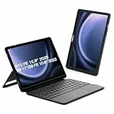 Inateck Hülle mit Tastatur für Samsung Galaxy Tab S10 FE/S9 FE/S9,Tastatur für Tablet Hoch-/Querformat Ständer,Abnehmbar, mit Touchpad,QWERTZ, AceTouch N0064