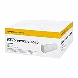 AmazonCommercial Singlefold (V-Falz / ZZ-Falz) Papierhandtücher, 2-lagig Reine Zellulose, 3150 Blätter (210 Blätter, 15-er Pack), Blattgröße: 21 x 24 cm, H3-Spender Kompatibel