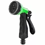 tillvex Garten-Handbrause Premium 9 Funktionen | für alle gängigen Gartenschlauch-Systeme | Gartenbrause | Spritzpistole | Spritzdüse