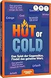 DYNAMITE GAMES Hot or Cold - Das Spiel der Gegensätze - Findet das geheime Code Wort - Seid Ihr auf Einer Wellenlänge? Kartenspiel für Erwachsene & Jugendliche - 2–16 Spieler – Ab 12 Jahren
