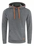 riverso Hoodie Herren Regular Fit RIVSandro Kapuzenpullover Pullover Grau XL, Größe:XL, Farbe:Grey Melange Standard 2