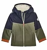 first instinct by killtec Unisex Baby Fiow 52 Mns Sftshll Jckt Softshelljacke Outdoorjacke Mit Kapuze, Moos, 110-116 EU