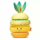 Melissa & Doug - weiches, sensorisches Ananas Stapelspielzeug für Babys 6-12 Monate, Aktivitätsspielzeug für die frühe Entwicklung ab 6 Monaten, Stofflebensmittel, Babyspielzeug für Mädchen und Jungen