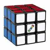 Rubik's - 3x3 Zauberwürfel, original klassischer Cube für Logik-Akrobaten ab 8 Jahren, verbesserter Mechanismus, leichtgängiges Handling, leuchtende Farben, geeignet zum Spielen unterwegs