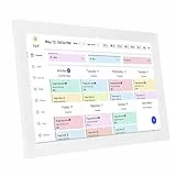 Elprico 15,6 -Zoll -digitaler Kalender, WLAN -Wandplaner mit 1080p -Touchscreen, Interactive Chore -Diagramm für die Familienorganisation (EU-Stecker)