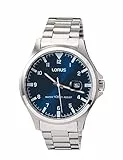 Lorus Sport Herren-Uhr Edelstahl mit Metallband RH963KX9, Blau