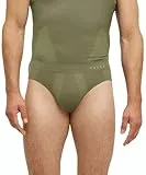 FALKE Herren Baselayer-Unterwäsche Warm M Br Funktionsmaterial schnelltrocknend 1 Stück, Grün Herb 7754, S
