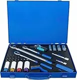 BGS 74305 | Drehmomentschlüssel-Satz | Abtrieb Außenvierkant 6,3 mm (1/4'), 10 mm (3/8'), 12,5 mm (1/2') | 31-tlg.