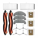 Ersatzteile Zubehör für uninell UR3 Saugroboter：14 pack 2 Hauptbürste, 2 Hepa-Filter, 3 Wischer-pad, 4 Seitenbürsten, 3 Staubbeutel,