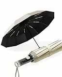MidingChai Regenschirm Sturmfest Groß, UV Schirm, Regenschirm Automatik Auf und Zu, Sonnenschirm Tragbar, XXL Sonnenschirm Unterwegs für Golf, Reisen & Freizeit für Herren und Damen