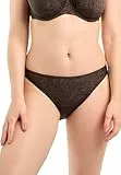Sans Complexe Damen Reflet 68OAH72, tiefer sitzender Badeanzug, Schwarz, 48/50