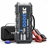 TOPDON JS3000 Starthilfe Powerbank, Jump Starter Auto Batterie Booster für bis zu 9L Benzin&7L Dieselmotoren, Auto Starter Powerpack PKW/Kfz mit Starthilfekabel/Eva Tasche/Eingebaute LED, 24000mAh