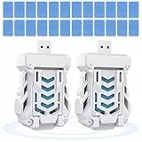 Nzkeuf Mückenstecker, 2 PCS USB Elektrisches Tragbarer Mückenschutz Killer mit 128 Mückenschutztabletten, Tragbare Steckdosen-Mückenschutz, Mückenabwehr Outdoor, für Wandern Outdoor Sommer Zuhause