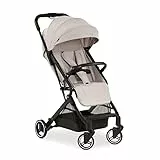 hauck Travel N Care, Beige - Reise Buggy für Kinder ab Geburt bis 22 kg - mit Liegefunktion - Leicht 6,9 kg & Kompakt - Klein Zusammenklappbar - UPF 50+ - EVA Räder - Korb bis 3 kg
