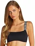 Calvin Klein Damen Bandeau Bikinioberteil Herausnehmbare Polster, Schwarz (Pvh Black), M