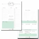 A4 To Do Liste & Tagesplaner Block | 50 Blätter mit Vor- und Rückseite