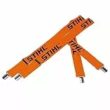 Stihl 0000 884 1510 Hosenträger für Bundhose mit Metallklips und Kunststoffinlay, Farbe: Orange, Länge: 110 cm