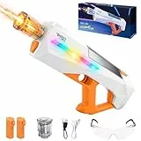 FORMIZON Wasserpistole Elektrisch für Kinder Erwachsene, Elektrische Wasserpistole mit Automatische Wasseraufnahme, Automatische Wasserpistole mit Licht, Spritzpistole Spielzeug für Pool Strand