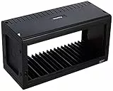 Hama CD Regal für 20 CDs (CD Aufbewahrung zum Aufhängen oder Stellen, platzsparend, kleiner CD Ständer, horizontal und vertikal erweiterbar, für Büro oder Kinderzimmer) schwarz